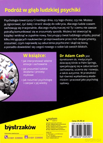 Psychologia dla bystrzaków - Adam Cash [KSIĄŻKA]