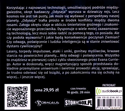Rozgrywka w ciemno. Odyssey One (Tom 1) - Evan Currie [AUDIOBOOK]