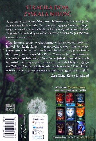 Tygrysia gwiazda i Sasza. Ucieczka w las (Tom 2) - Erin Hunter [KSIĄŻKA]