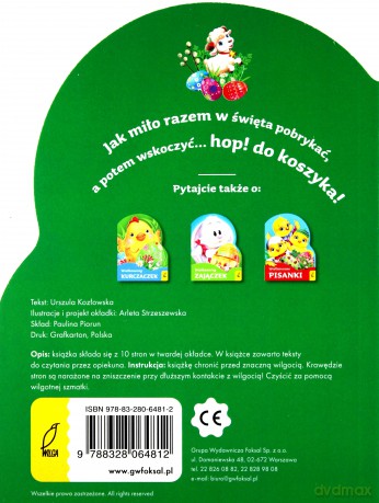 Wielkanocny baranek wykrojnik [KSIĄŻKA]
