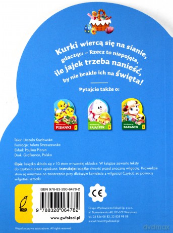 Wielkanocny kurczaczek wykrojnik [KSIĄŻKA]