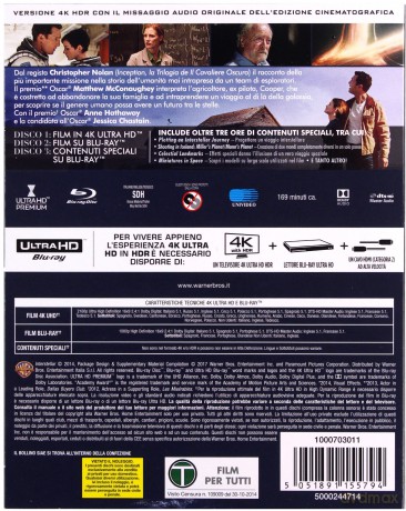 Interstellar [Blu-Ray 4K]+[2xBlu-Ray]