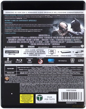Mroczny Rycerz powstaje [Blu-Ray 4K]+[2xBlu-Ray]