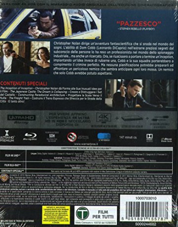 Incepcja [Blu-Ray 4K]+[2xBlu-Ray]