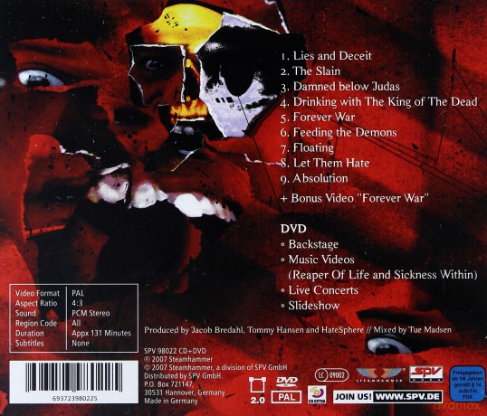 Hatesphere: Serpent Smiles And... [CD]+[DVD]
