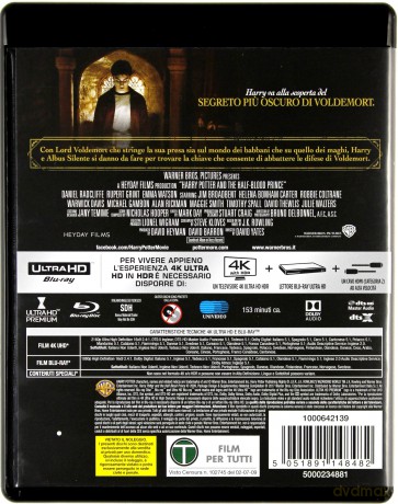 Harry Potter i Książę Półkrwi [Blu-Ray 4K]+[Blu-Ray]