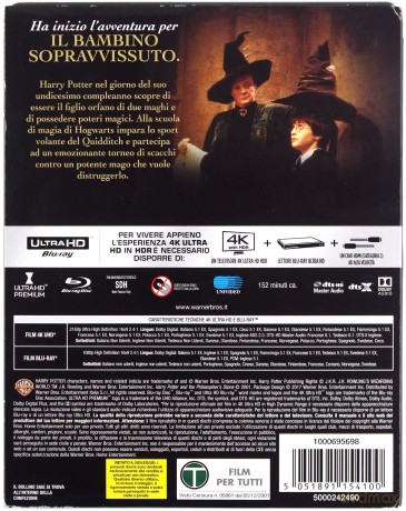 Harry Potter i Kamień Filozoficzny [Blu-Ray 4K]+[Blu-Ray]