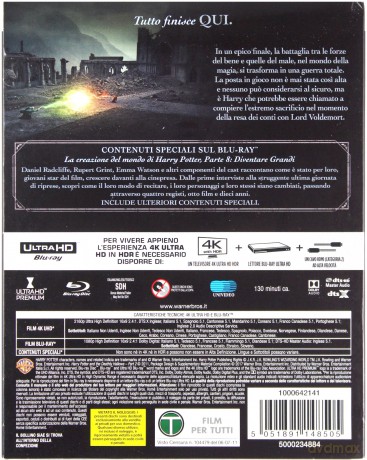 Harry Potter and the Deathly Hallows: Part 2 (Harry Potter i Insygnia Śmierci: Część II) [Blu-Ray 4K]+[Blu-Ray]