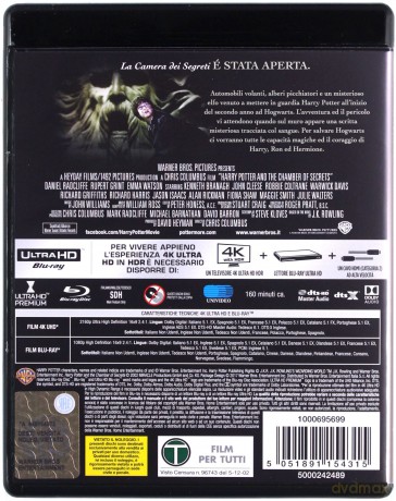 Harry Potter i Komnata Tajemnic [Blu-Ray 4K]+[Blu-Ray]
