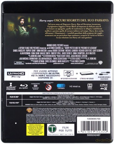 Harry Potter and the Prisoner of Azkaban (Harry Potter i więzień Azkabanu) [Blu-Ray 4K]+[Blu-Ray]