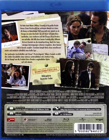 Conviction (Wyrok skazujący) [Blu-Ray]
