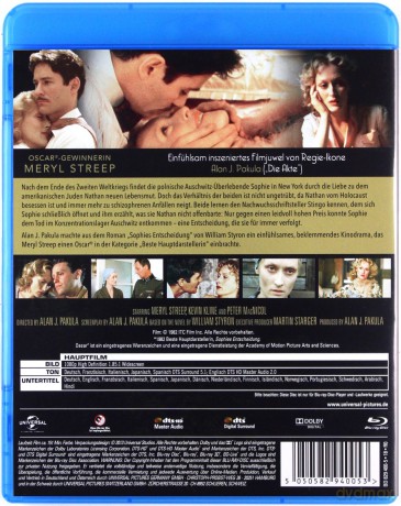 Sophie's Choice (Wybór Zofii) [Blu-Ray]