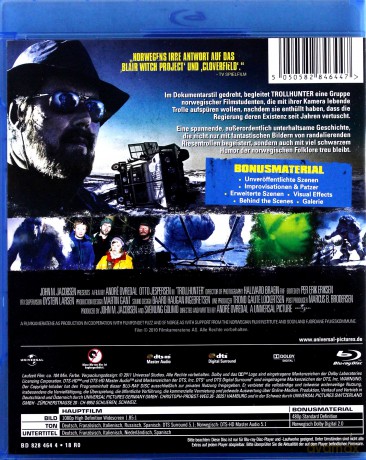Troll hunter (Łowca Trolli) [Blu-Ray]