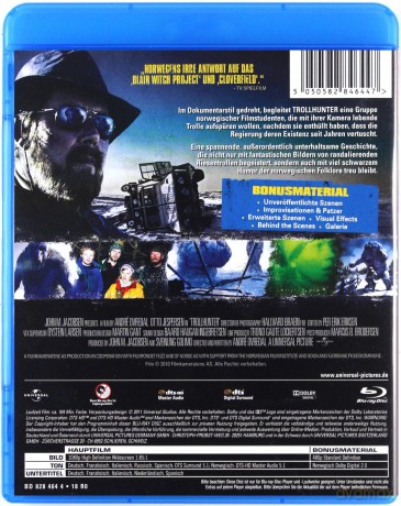 Troll hunter (Łowca Trolli) [Blu-Ray]