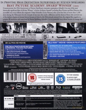 Lista Schindlera (25th Anniversary Edition) [Blu-Ray 4K]+[2xBlu-Ray]