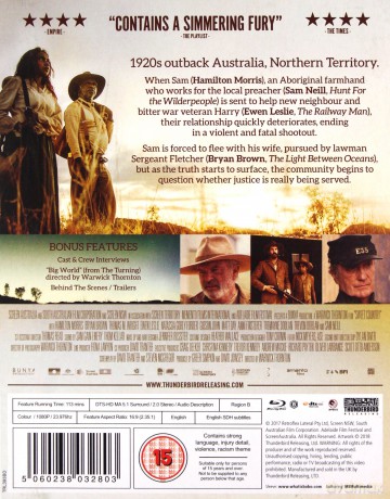 Sweet Country (Słodki Kraj) [Blu-Ray]