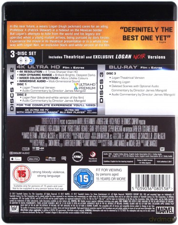 Logan (Logan: Wolverin) [2xBlu-Ray 4K]+[Blu-Ray]