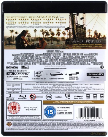 Narodziny gwiazdy [Blu-Ray 4K]+[Blu-Ray]