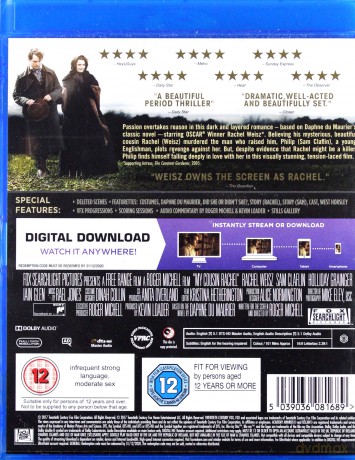 My Cousin Rachel (Moja kuzynka Rachela) [Blu-Ray]