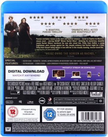My Cousin Rachel (Moja kuzynka Rachela) [Blu-Ray]