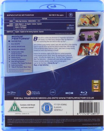 Meet The Robinsons (Rodzinka Robinsonów) (Disney) [Blu-Ray]
