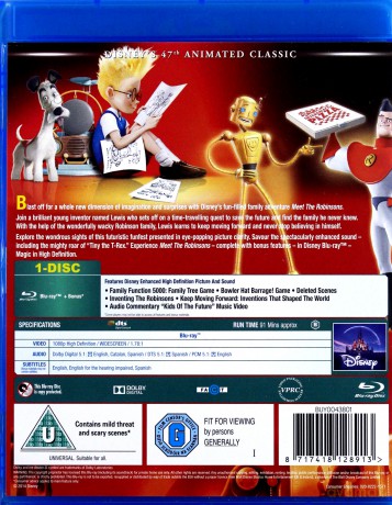 Meet The Robinsons (Rodzinka Robinsonów) (Disney) [Blu-Ray]