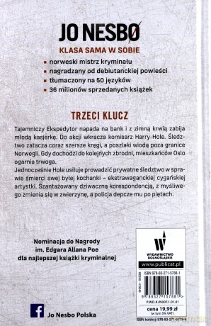Trzeci klucz (Tom 1) - Jo Nesbo [KSIĄŻKA]
