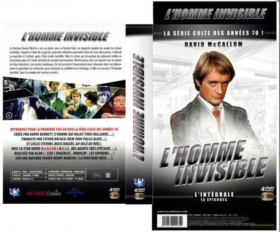 Ll\'homme invisible (The Invisible Man) [FR] [4DVD]