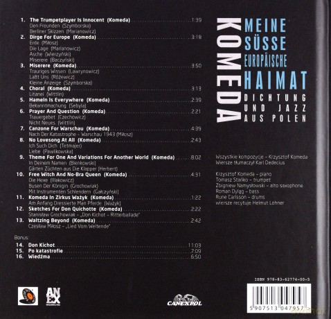 Krzysztof Komeda: Meine Susse Europaische / Haimat (digibook) [CD]