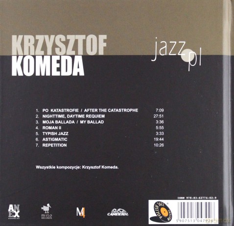 Krzysztof Komeda: Jazz PL (digibook) [CD]