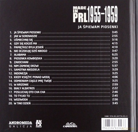 Made in PRL 1955-1959: Ja śpiewam piosenki (digibook) [CD]