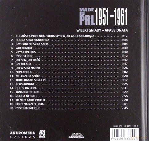 Made in PRL 1951-1961: Apassionata (digibook) [CD]
