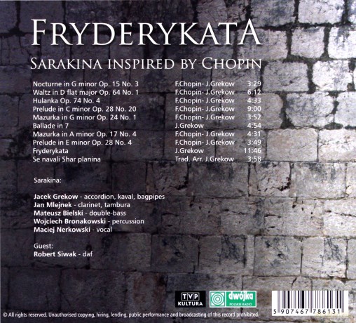Sarakina: Fryderykata (digipack) [CD]