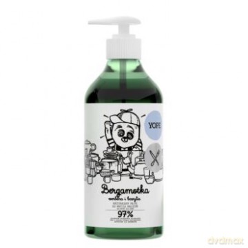 Naturalny Płyn do Mycia Naczyń, Bergamotka, Werbena i Bazylia, Yope, 750ml