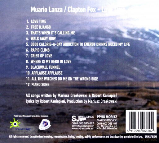 Muario Lanza: Love Time (digipack) [CD]