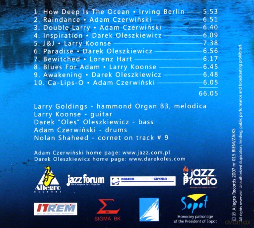Adam Czerwiński: Raindance (digipack) [CD]