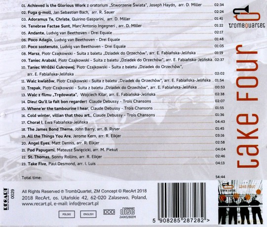 TrombQuartet: Take Four [CD]