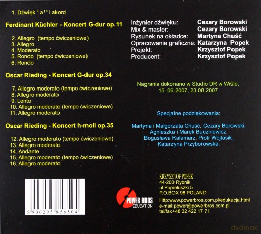 Akompaniamenty fortepianowe do koncertów na skrzypce (digipack) [CD]
