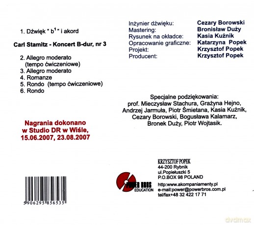 Akompaniamenty Fortepianowe do Koncertów na Klarnet (digipack) [CD]