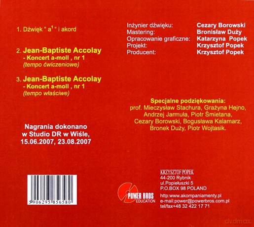Akompaniamenty Fortepianowe do Koncertów na Skrzypce (digipack) [CD]