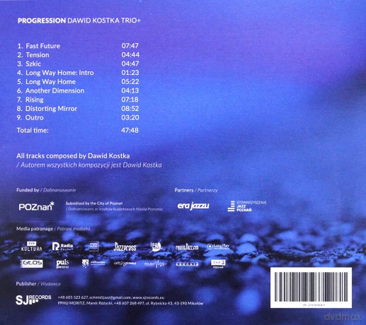 Dawid Kostka Trio: Progression  [CD]