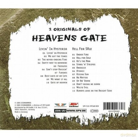 Heavens Gate: Livin/Hell For Sale [2CD]