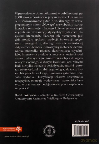 Współczesna powieść niemieckojęzyczna - Rafał Pokrywka [KSIĄŻKA]