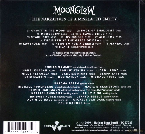 Avantasia: Moonglow (digibook) [CD]