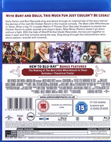 The Best Little Whorehouse In Texas (Najlepszy mały burdelik w Teksasie) [Blu-Ray]
