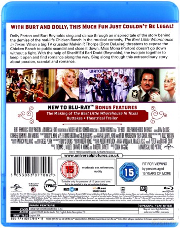 The Best Little Whorehouse In Texas (Najlepszy mały burdelik w Teksasie) [Blu-Ray]