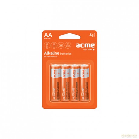 ACME EUROPE Baterie LR6 Alkaline AA/4pcs