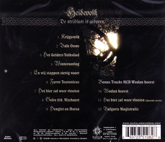 Heidevolk: De Strijdlust Is Geboren [CD]