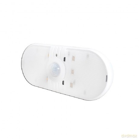 Lampka LED 3W z czujnikiem ruchu/zmierzchu, 3000K, zasilanie 3XAAA. Uchwyt magnetyczny