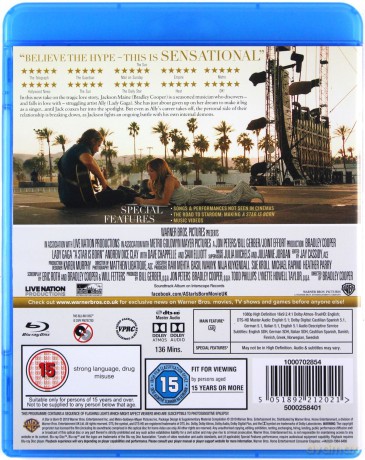 A Star is Born (Narodziny Gwiazdy) [Blu-Ray]